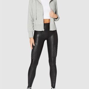 Spanx Black Moto Leggings